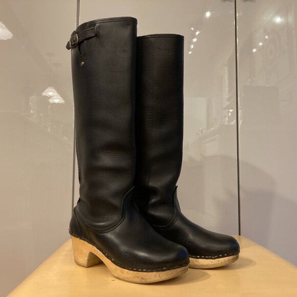 RARE MINT No. 6 Tall Moto Clog boots  SIZE 39 - Picture 3 of 10